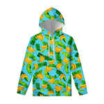 Banana Leaf Pattern Print Pullover Hoodie