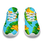 Banana Leaf Pattern Print Sport Shoes GearFrost