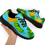 Banana Leaf Pattern Print Sport Shoes GearFrost