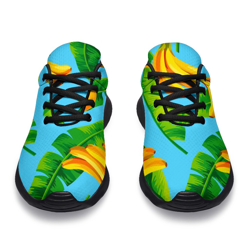 Banana Leaf Pattern Print Sport Shoes GearFrost