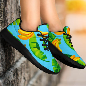 Banana Leaf Pattern Print Sport Shoes GearFrost