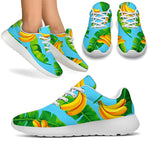 Banana Leaf Pattern Print Sport Shoes GearFrost