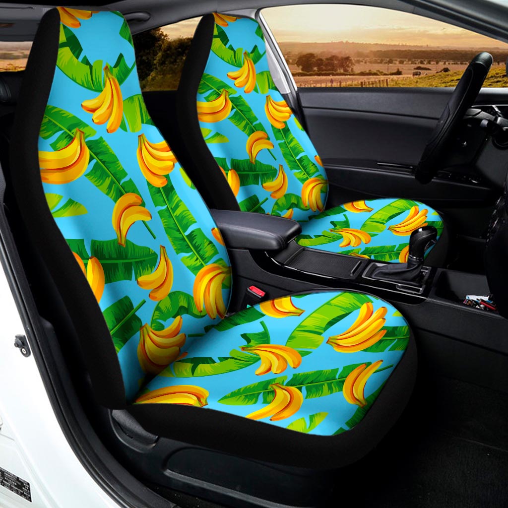 Banana Leaf Pattern Print Universal Fit Car Seat Covers