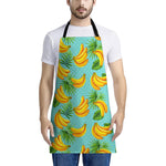 Banana Palm Leaf Pattern Print Apron