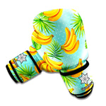 Banana Palm Leaf Pattern Print Boxing Gloves