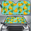 Banana Palm Leaf Pattern Print Car Sun Shade GearFrost
