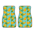Banana Palm Leaf Pattern Print Front Car Floor Mats