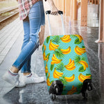 Banana Palm Leaf Pattern Print Luggage Cover GearFrost