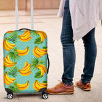 Banana Palm Leaf Pattern Print Luggage Cover GearFrost