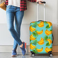 Banana Palm Leaf Pattern Print Luggage Cover