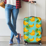 Banana Palm Leaf Pattern Print Luggage Cover GearFrost