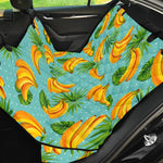 Banana Palm Leaf Pattern Print Pet Car Back Seat Cover