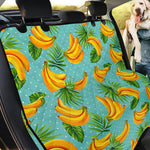 Banana Palm Leaf Pattern Print Pet Car Back Seat Cover