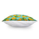 Banana Palm Leaf Pattern Print Pillow Cover