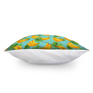 Banana Palm Leaf Pattern Print Pillow Cover