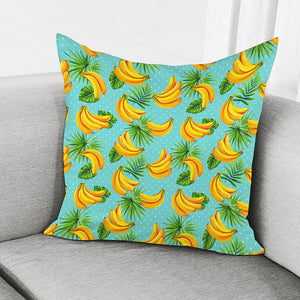Banana Palm Leaf Pattern Print Pillow Cover