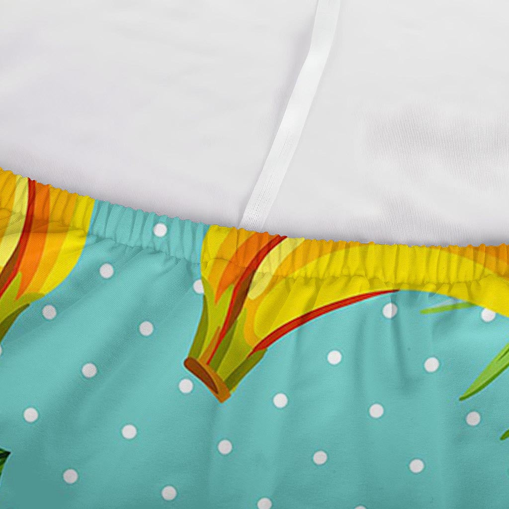 Banana Palm Leaf Pattern Print Sofa Cover