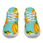 Banana Palm Leaf Pattern Print Sport Shoes GearFrost
