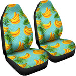 Banana Palm Leaf Pattern Print Universal Fit Car Seat Covers