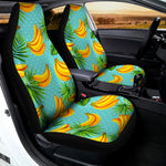 Banana Palm Leaf Pattern Print Universal Fit Car Seat Covers