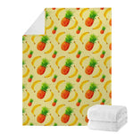 Banana Pineapple Pattern Print Blanket