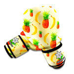 Banana Pineapple Pattern Print Boxing Gloves