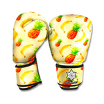 Banana Pineapple Pattern Print Boxing Gloves