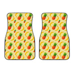 Banana Pineapple Pattern Print Front Car Floor Mats