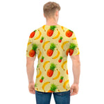Banana Pineapple Pattern Print Men's T-Shirt