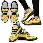 Banana Pineapple Pattern Print Mesh Knit Shoes GearFrost