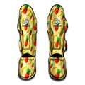 Banana Pineapple Pattern Print Muay Thai Shin Guards
