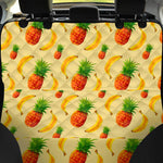 Banana Pineapple Pattern Print Pet Car Back Seat Cover