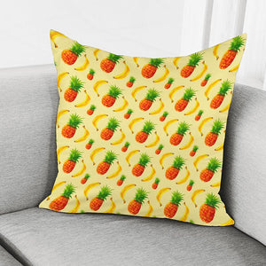 Banana Pineapple Pattern Print Pillow Cover