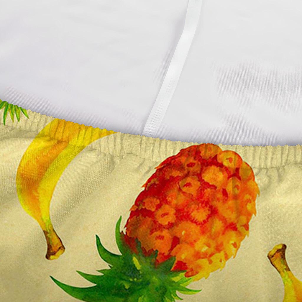 Banana Pineapple Pattern Print Sofa Cover