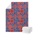Bandanna Patchwork Pattern Print Blanket