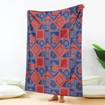 Bandanna Patchwork Pattern Print Blanket