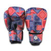 Bandanna Patchwork Pattern Print Boxing Gloves