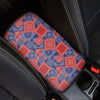 Bandanna Patchwork Pattern Print Car Center Console Cover