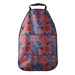 Bandanna Patchwork Pattern Print Car Seat Organizers