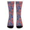 Bandanna Patchwork Pattern Print Crew Socks