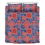 Bandanna Patchwork Pattern Print Duvet Cover Bedding Set