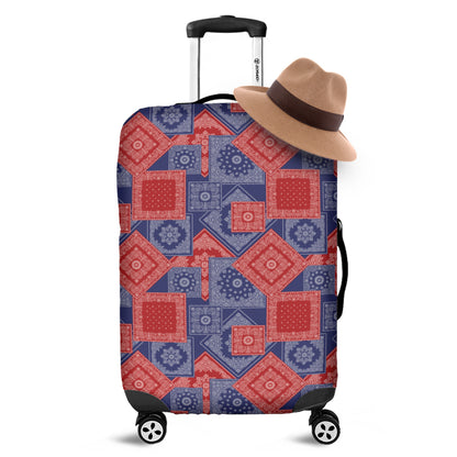 Bandanna Patchwork Pattern Print Luggage Cover