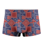 Bandanna Patchwork Pattern Print Men's Boxer Briefs