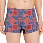 Bandanna Patchwork Pattern Print Men's Boxer Briefs
