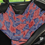 Bandanna Patchwork Pattern Print Pet Car Back Seat Cover