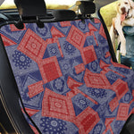 Bandanna Patchwork Pattern Print Pet Car Back Seat Cover