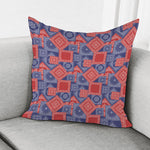 Bandanna Patchwork Pattern Print Pillow Cover