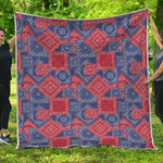 Bandanna Patchwork Pattern Print Quilt