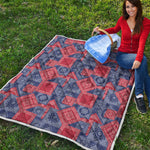 Bandanna Patchwork Pattern Print Quilt