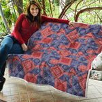 Bandanna Patchwork Pattern Print Quilt